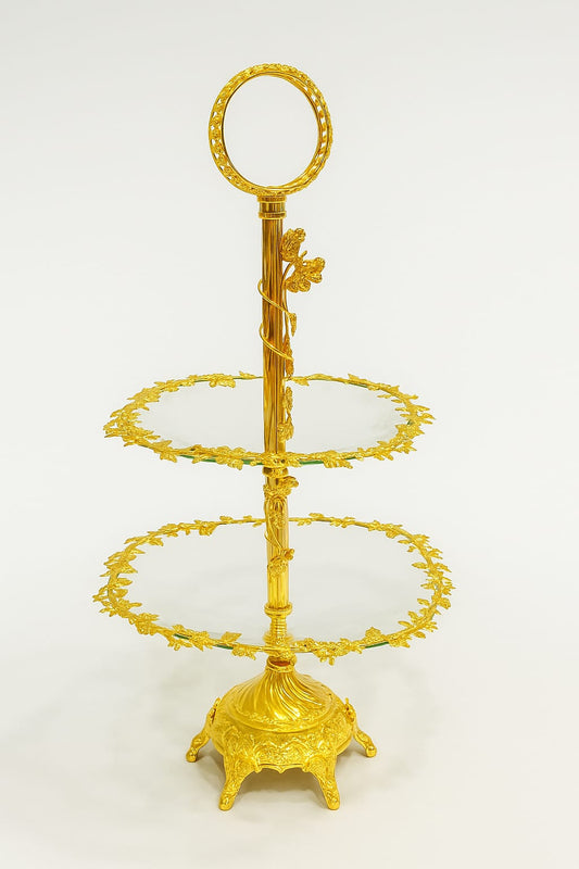 Retro Gold Multi-Layer Cake Stand