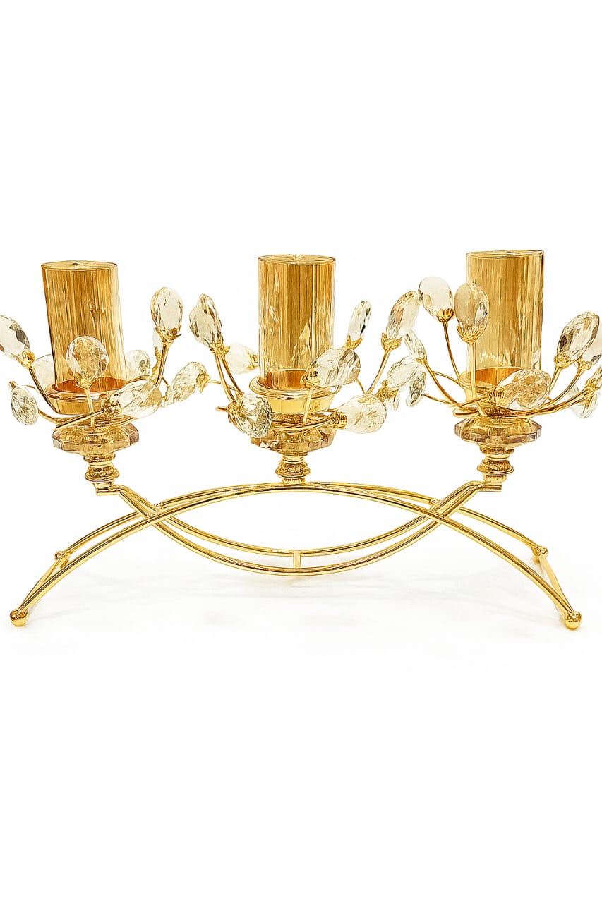 Premium Metallic Candle Holder