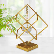 Metal Crystal Ball Decoration Showpiece