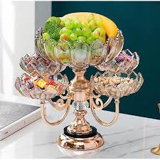 5-Piece Crystal Fruit Dish Set