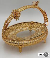 Metallic Centerpiece Dish