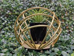 Metallic Cactus Figurine