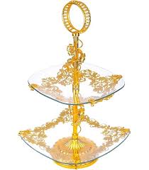 Retro Gold Multi-Layer Cake Stand