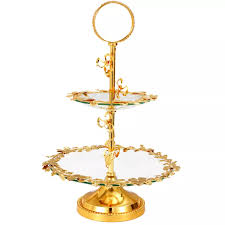 Retro Gold Multi-Layer Cake Stand