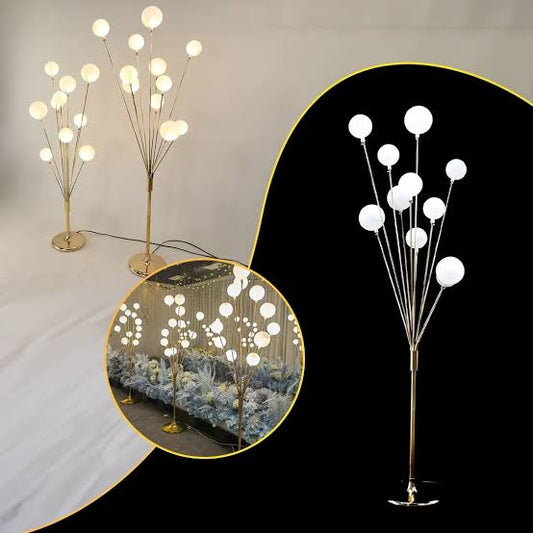 Contemporary Metallic Floor Lamp
