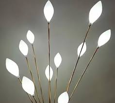 Contemporary Metallic Floor Lamp