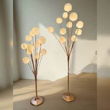 Contemporary Metallic Floor Lamp