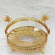 Metallic Centerpiece Dish