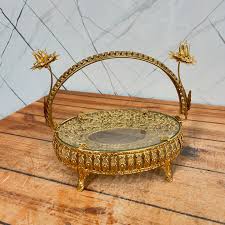 Metallic Centerpiece Dish